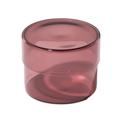 Tinted Glass Jars With Lids